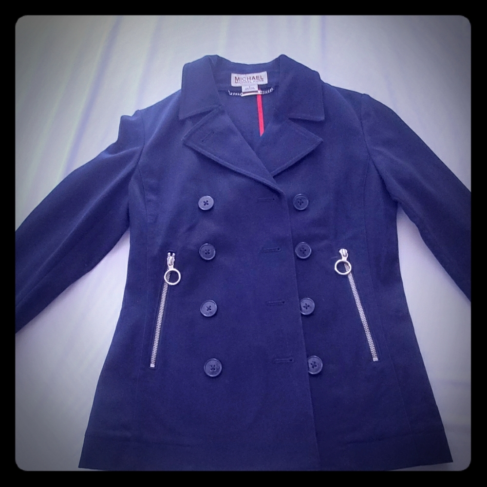 MICHAEL KORS Fitted Peacoat